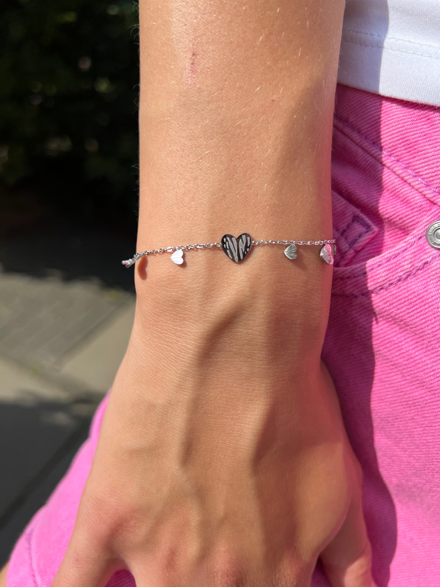 A lot of love - Armband Zilver