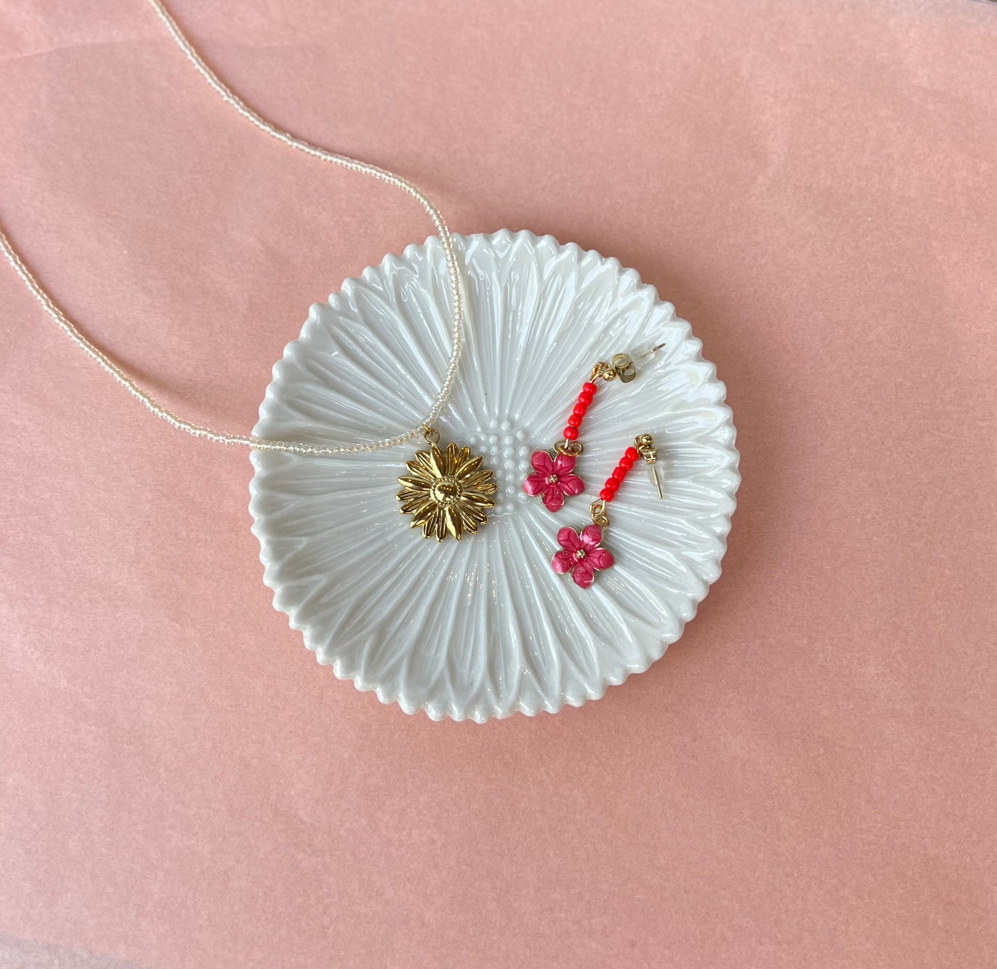 Bloem - Kralen ketting