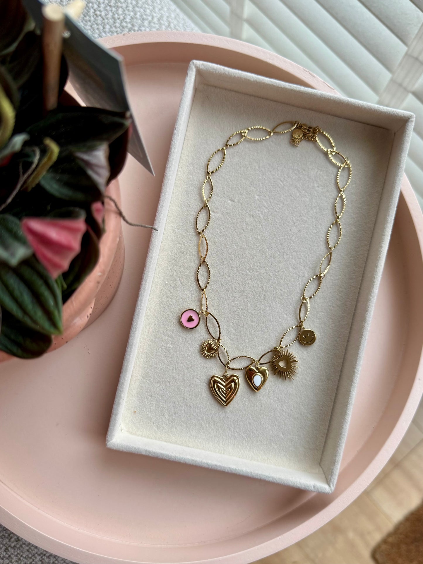 Pink Charms - Ketting