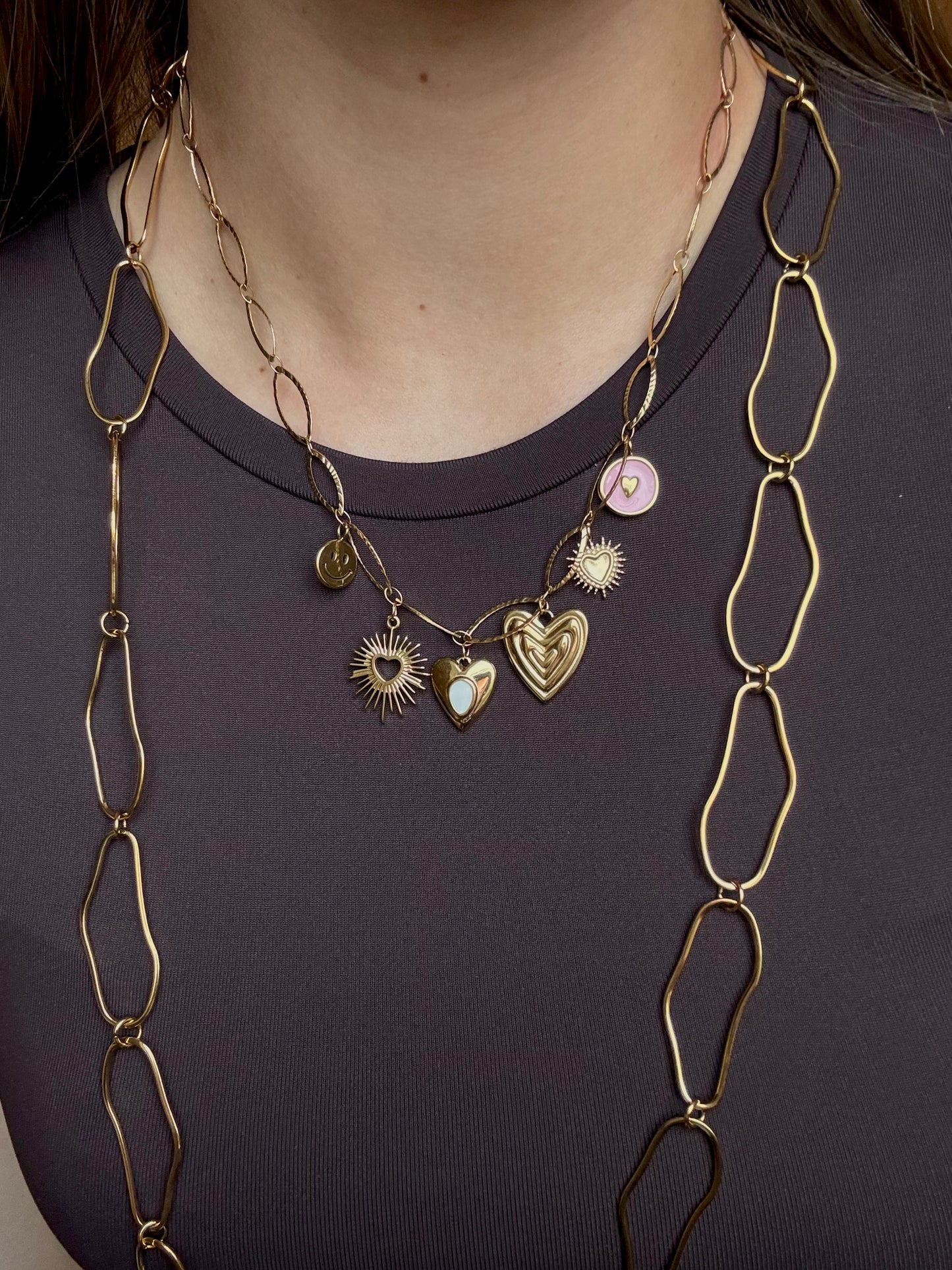 Pink Charms - Ketting