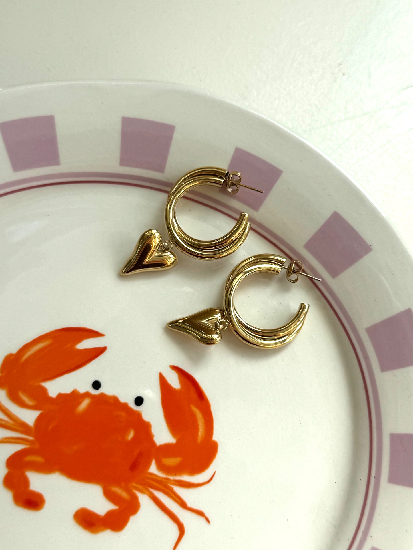 Heart Ring - Oorbellen
