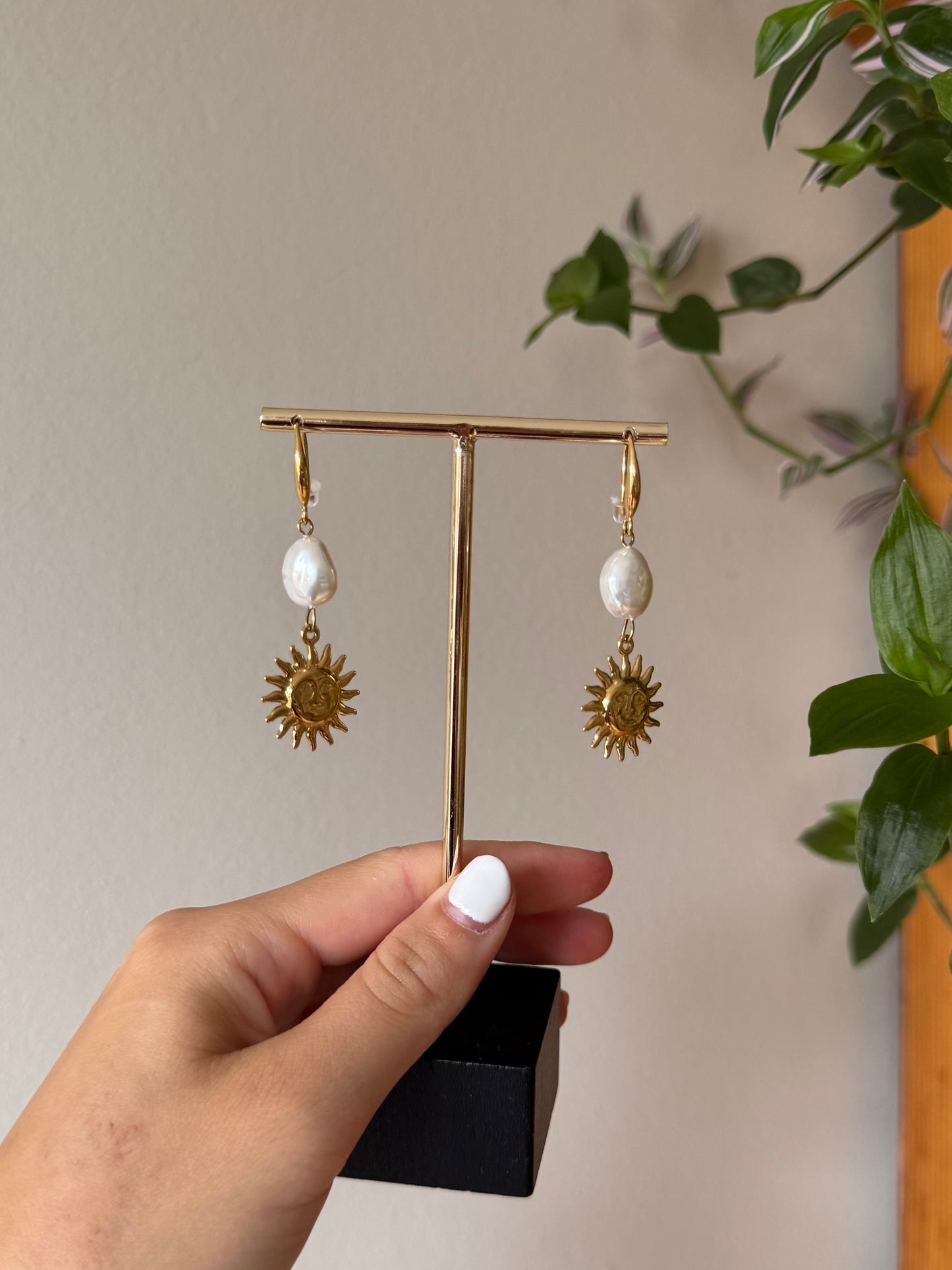 Pearl Sunshine - Oorbellen