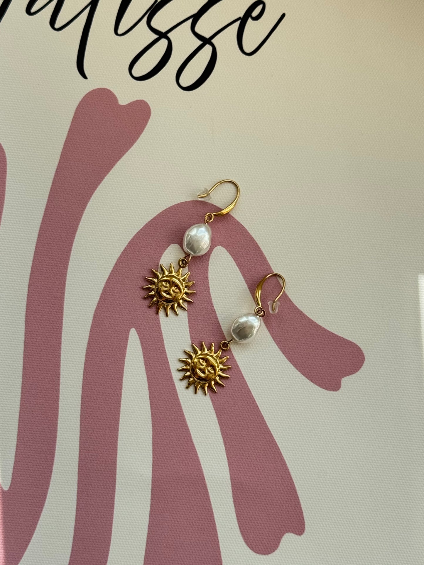 Pearl Sunshine - Oorbellen