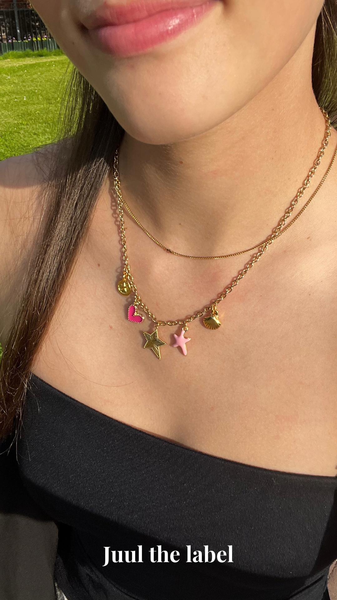 Pink Charms - Bedelketting