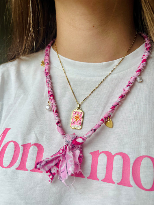 Bandana Pink - Ketting