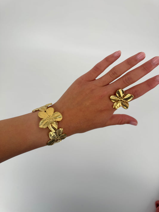Chunky Flower - Armband