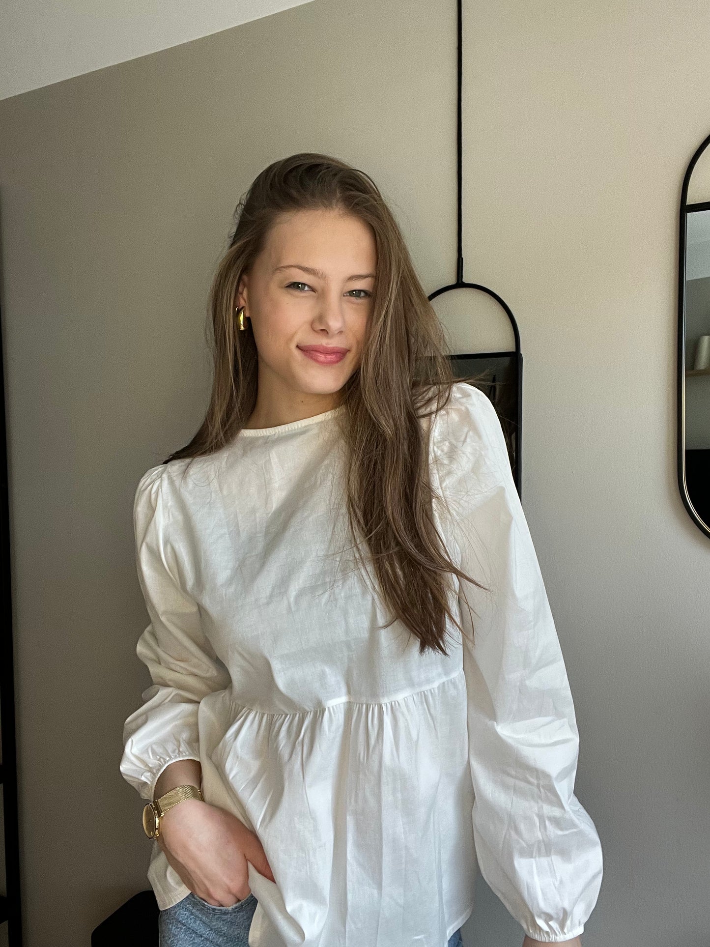 Bow Blouse Wit