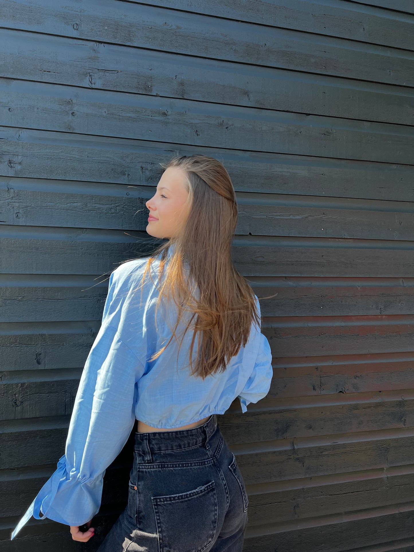 Nina blauw - Blouse